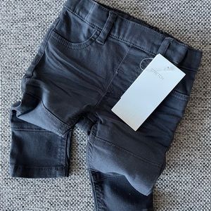 H&M | Charcoal Grey Pull-on Stretch Pants | 4-6 months